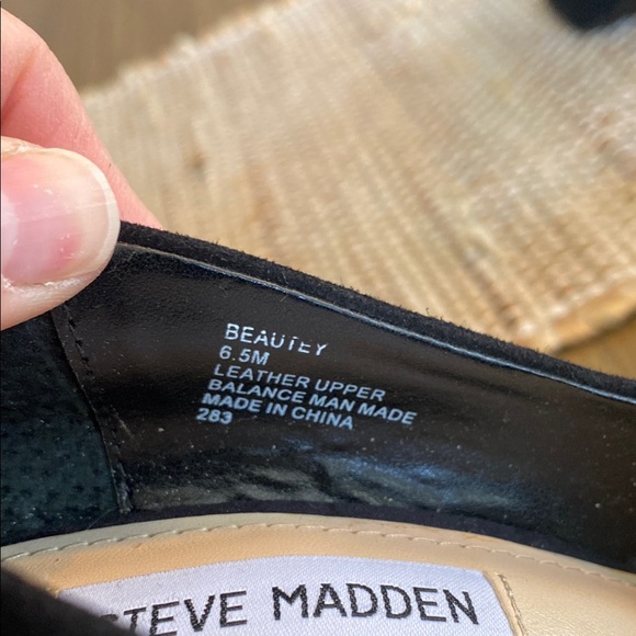 Steve Madden Black Platform Heels 6.5 - Picture 6 of 9